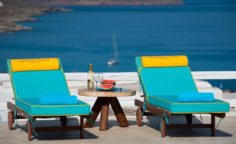 Myconian Princess Luxury Villas Kalafatis Buitenkant foto